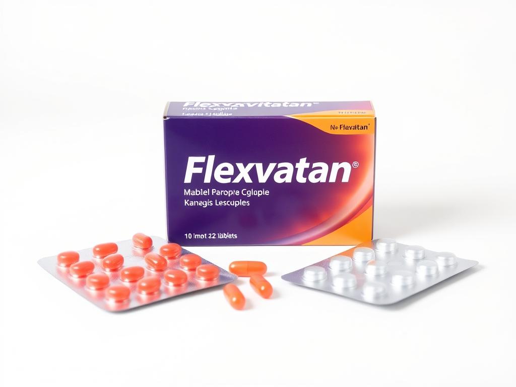 Opakowanie Flexavitan z blistrami i kapsułkami