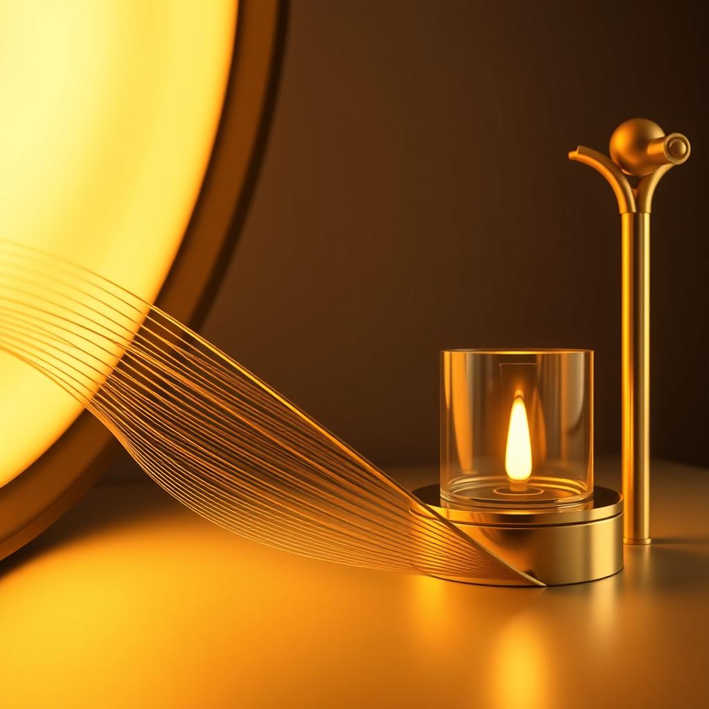 Lumiere Gold z eleganckim designem i złotymi elementami