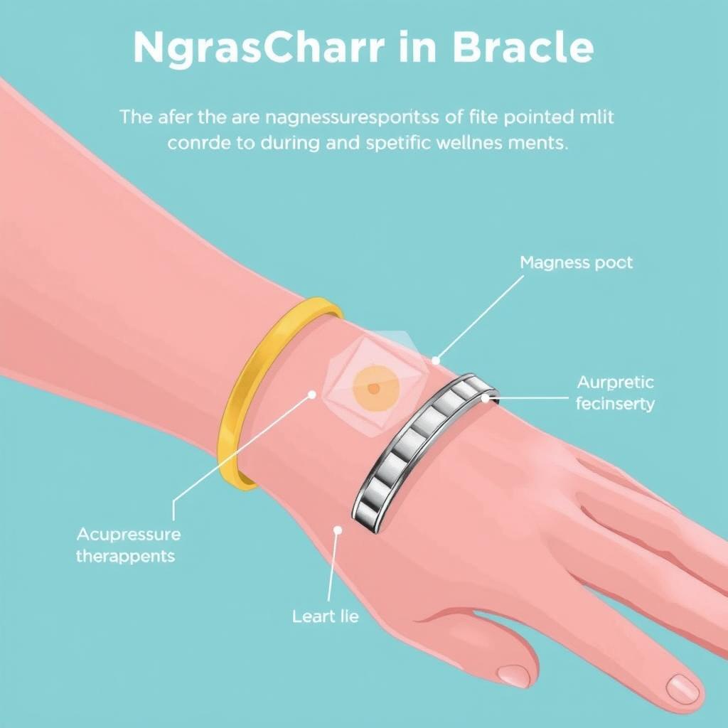 MagniCharm Bracelet oddziałujący na punkty akupresury