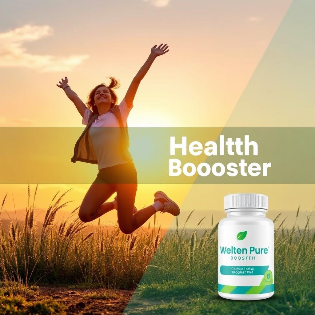 Osoba pełna energii i witalności dzięki Pure Health Booster