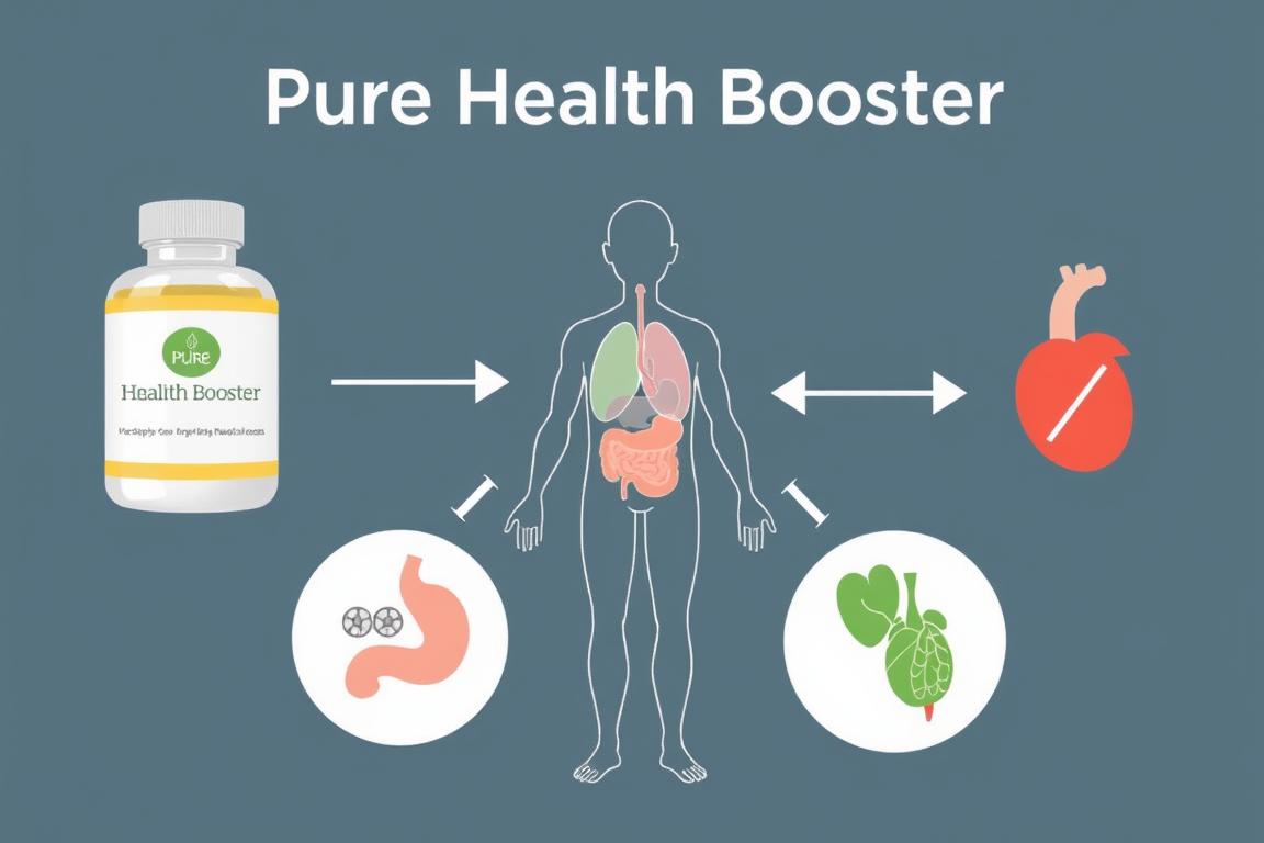 Schemat działania Pure Health Booster na organizm